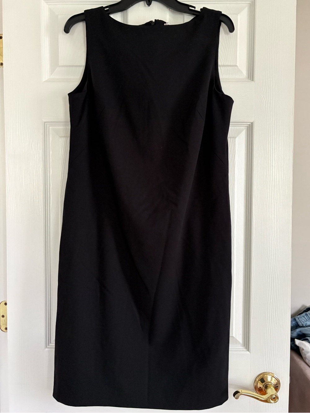 Liz Claiborne Classic Black Sleeveless Shift Dress